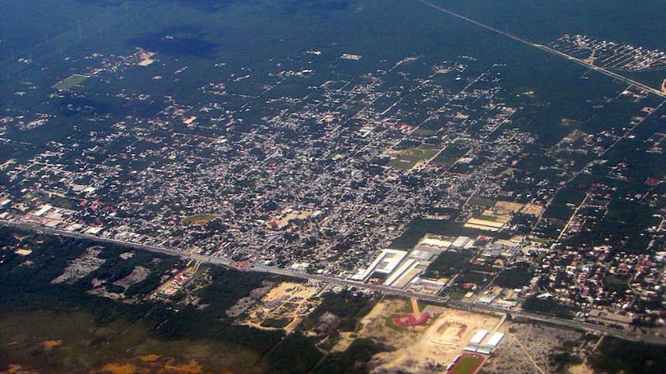 Bonfil, en Quintana Roo, México, donde fue encontrada Belén Zerda. Foto: Wikipedia.