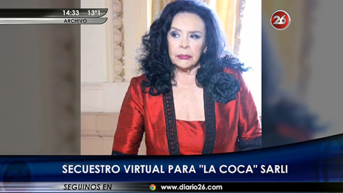 Secuestro virtual para Isabel Sarli