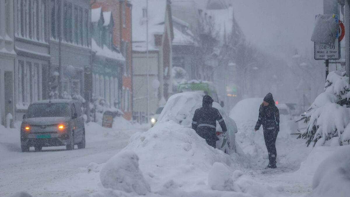 Ola polar en Noruega. Foto: Reuters
