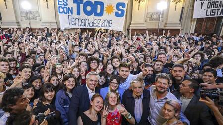 Alberto Fernández y Pepe Mujica, Elecciones 2019, Agencia NA