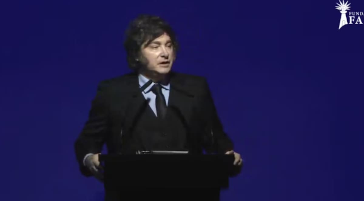 Javier Milei habló en la Fundación Faro