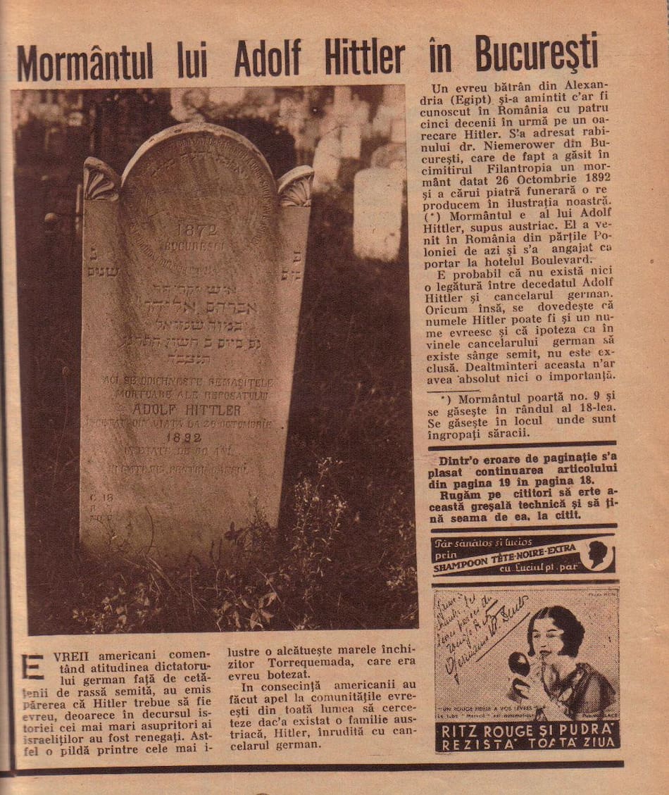 La tumba de Adolf Hittler