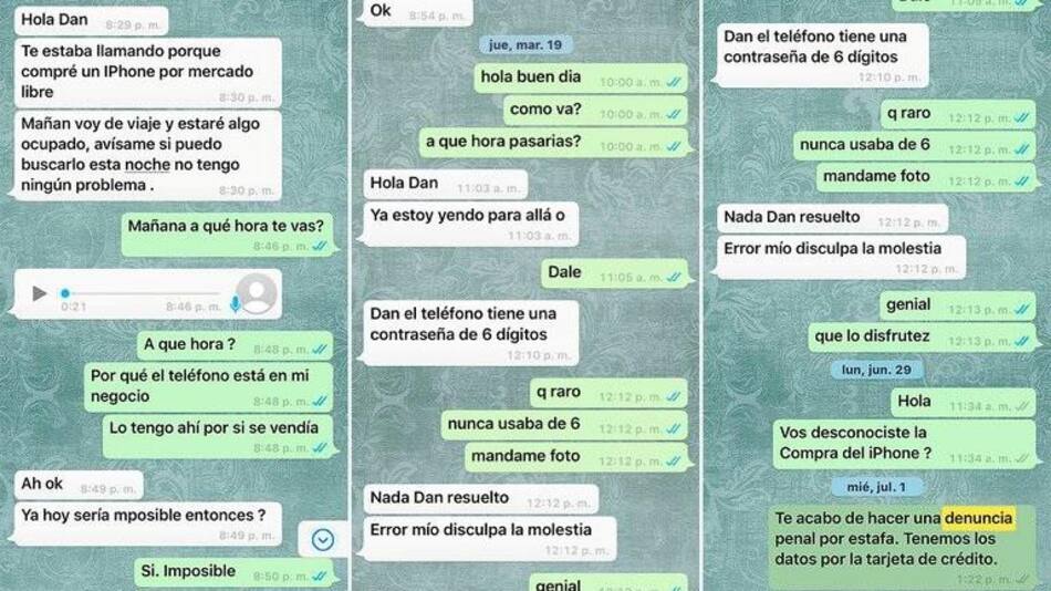 Estafa por Mercado Libre
