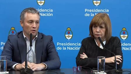 Conferencia de de Andreis y Bullrich - Casa de Gobierno - Elecciones 2019