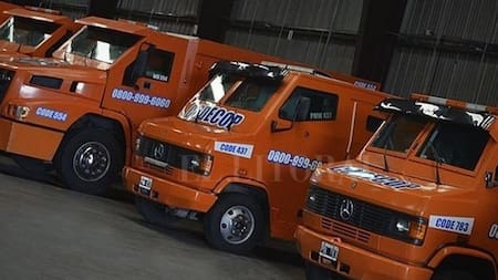 Transporte de caudales, camiones, foto El Litoral