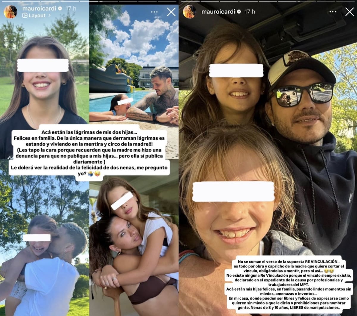 Mauro Icardi le respondió a Wanda Nara tras insultar a la China Suárez. Foto captura INSTAGRAM @mauroicardi