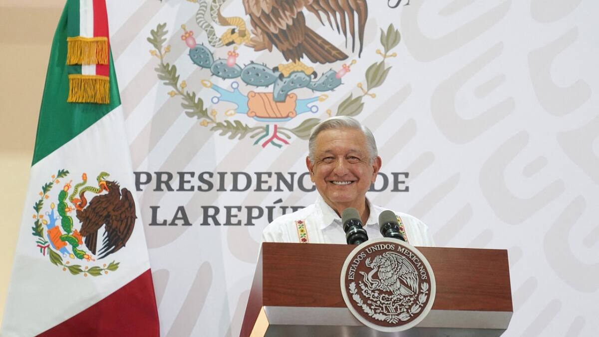 Manuel López Obrador en Campeche, México. Foto: Reuters.