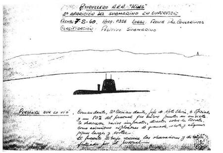 Croquis de avistamiento, Foto El Dia