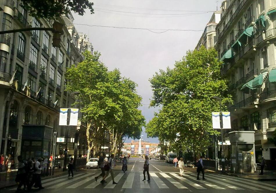 Avenida de Mayo - celebración