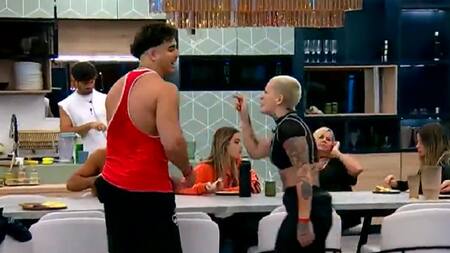 Enfrentamiento entre Furia y Mauro. Foto: captura Telefe.