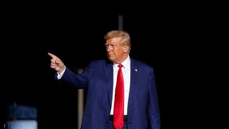 Donald Trump trató de incompetente a Joe Biden. Foto: Reuters.