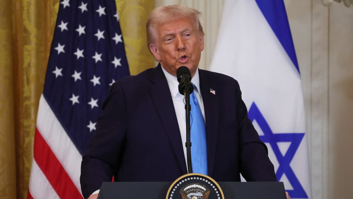 Donald Trump, presidente de Estados Unidos. Foto: Reuters/Leah Millis