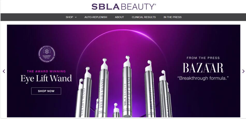 La plataforma de venta online de SBLA sigue en línea. Foto: Captura.