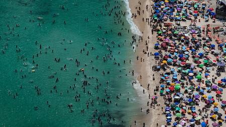 Ola de calor en Brasil. Foto: EFE.