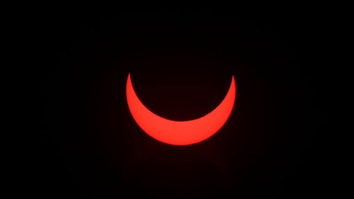 Eclipse solar. Fuente: EFE