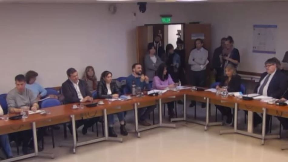 La Comisión de Derechos Humanos. Foto: captura de video.