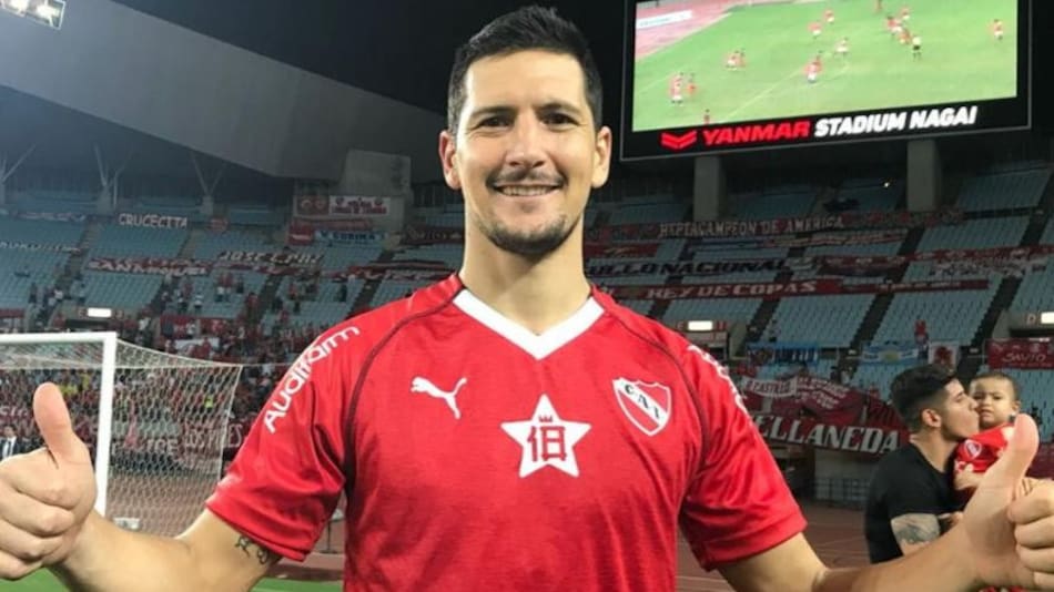 Guillermo Burdisso en Independiente. Foto: NA.