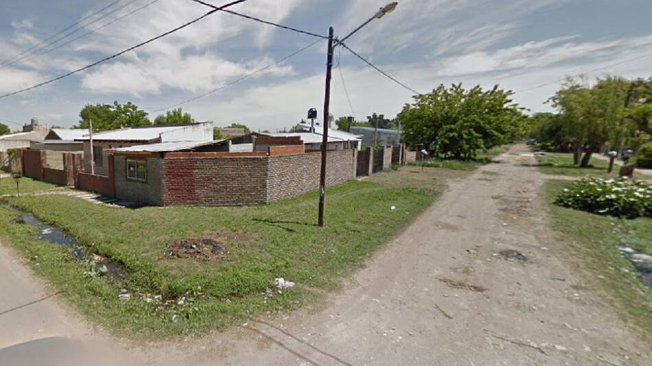 Femicidio en Florencio Varela, la zona donde encontraron los cuerpos. Foto: Google Maps