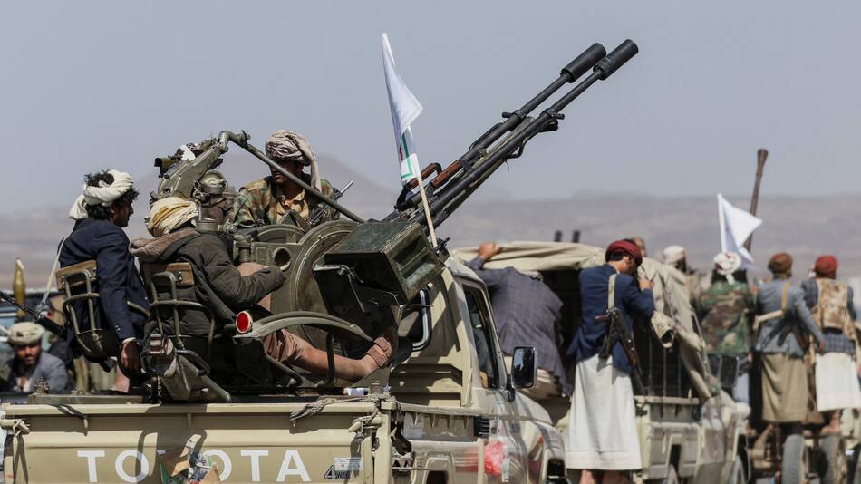 Hutíes de Yemen. Foto: Reuters.