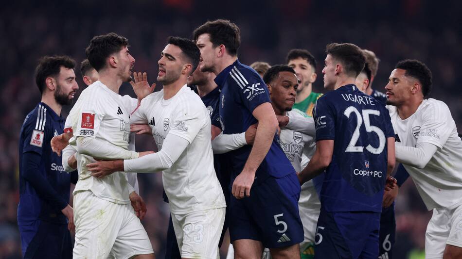 Arsenal-Manchester United. Foto: Reuters.