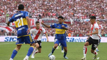Cristian Medina; River Plate vs. Boca Juniors. Foto: NA.