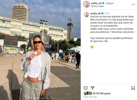 El emotivo viaje de Emilia Attias a Israel. Foto NA