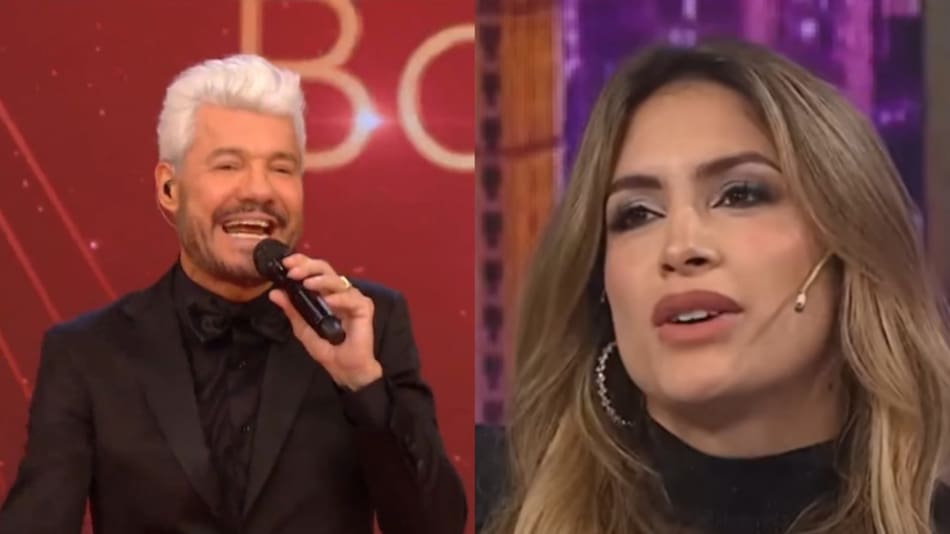 Marcelo Tinelli y Milett Figueroa. Foto: captura América.