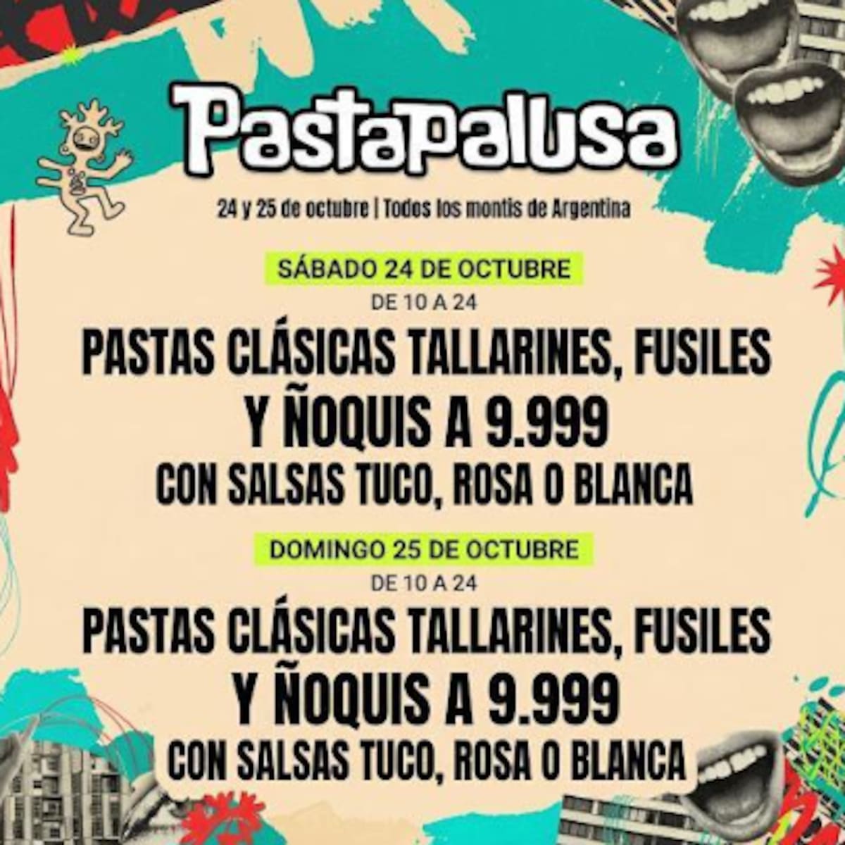 Día Mundial de la Pasta en Monti.