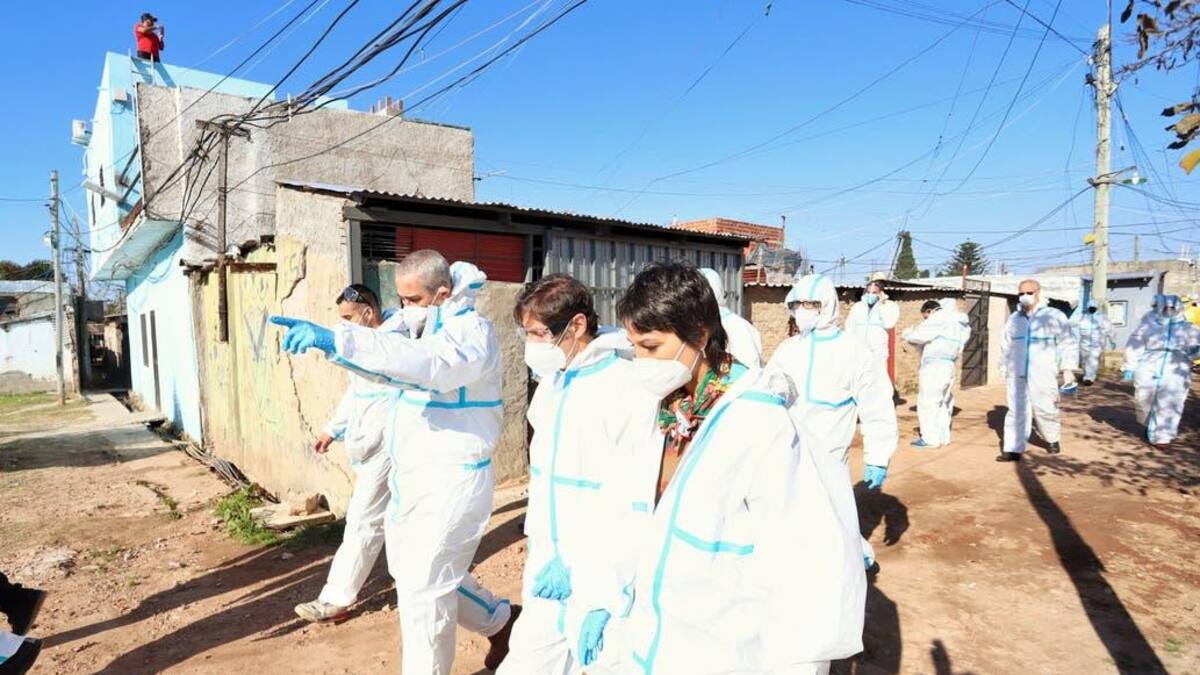 Barrios populares de Provincia, coronavirus en Argentina