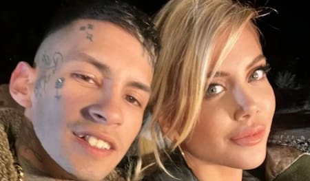 L-Gante y Wanda Nara. Foto: instagram/@lgante_keloke
