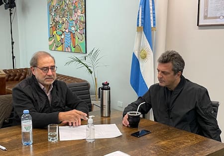 Jorge Argüello y Sergio Massa, Gobierno, NA