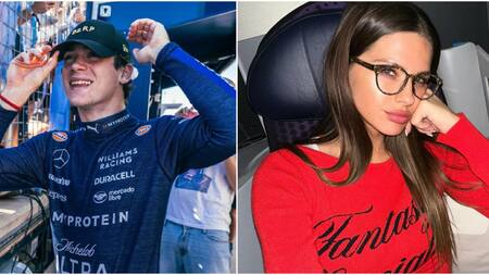 Franco Colapinto y la China Suárez. Foto: Instagram/williamsracing - Instagram.