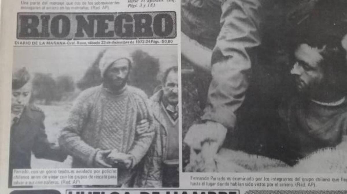 Rescate de tripulantes de la Tragedia de los Andes