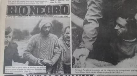 Rescate de tripulantes de la Tragedia de los Andes