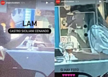 Luciano Castro y Griselda Siciliani. Foto: @elejercitodelam