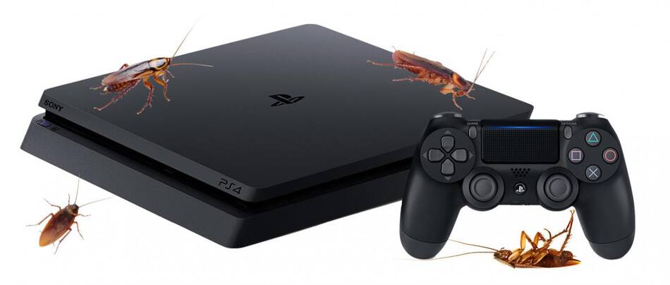 PS4 - PlayStation - cucarachas