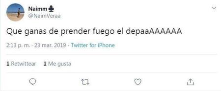 Tuits sobre violencia de género de Naim Vera, femicida de Catamarca