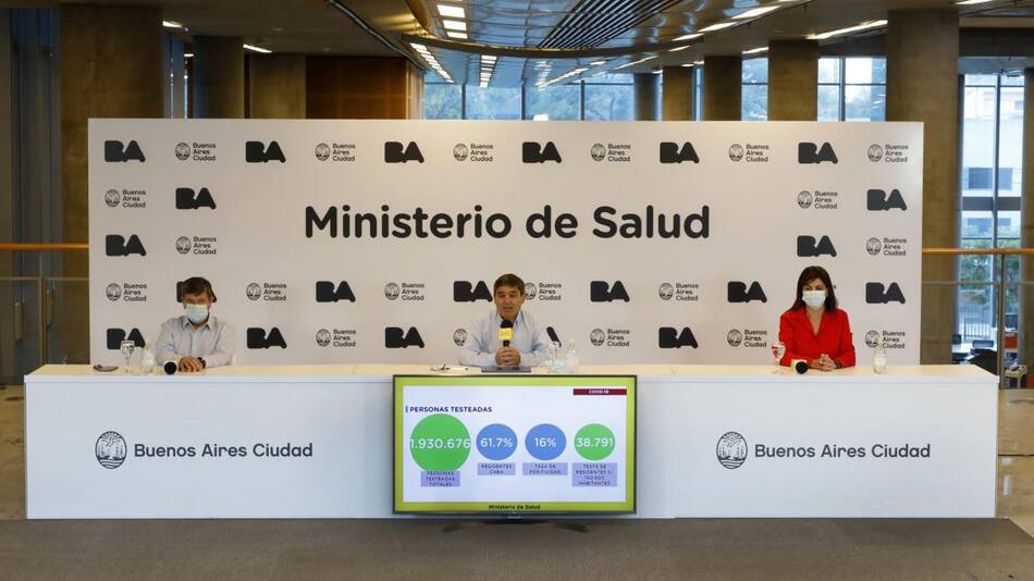 Fernán Quirós, ministro de Salud de la Ciudad, NA