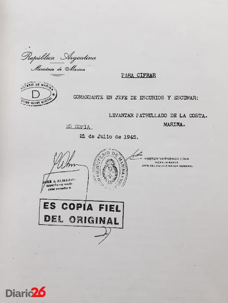 Submarinos nazis en la Argentina - 21 de julio de 1945