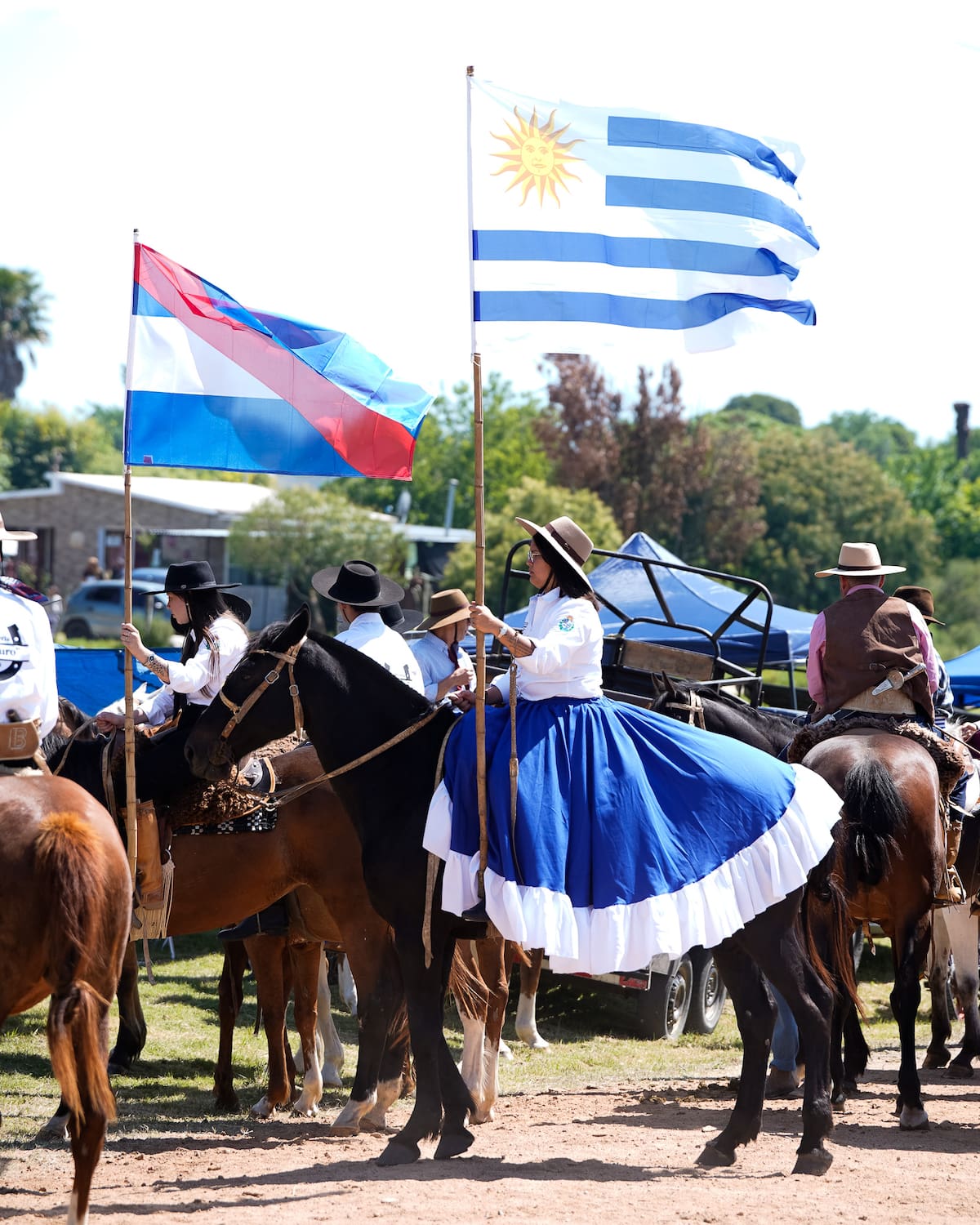 Vista de la Fiesta Nacional de la Leche en Cardal