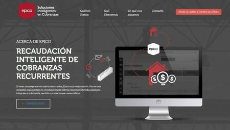 EPICO S.A., la empresa investigada sobre débitos automáticos no autorizados a jubilados. Foto: captura de pantalla.