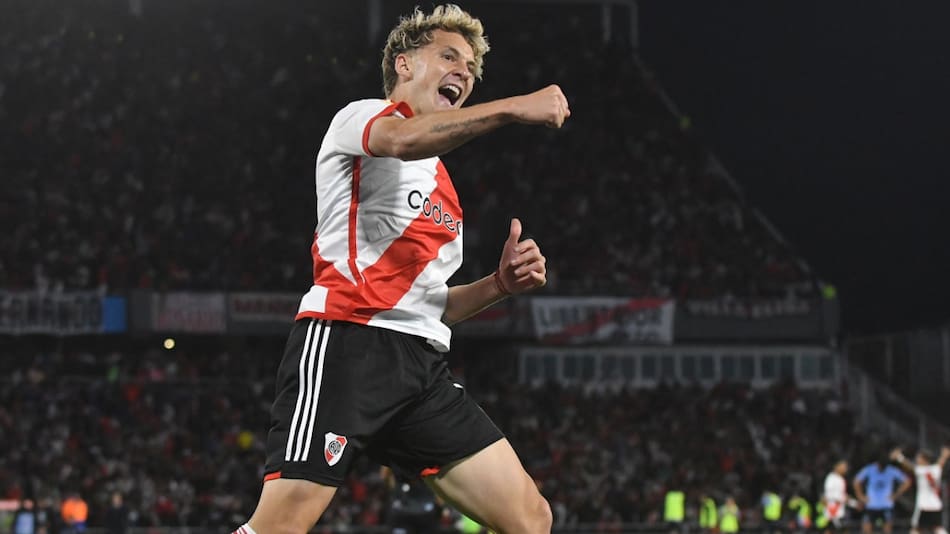 Facundo Colidio; River Plate vs. Belgrano; Copa de la Liga. Foto: Télam.