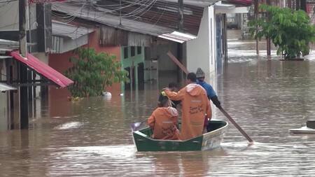 Inundaciones en Perú. Foto: Captura de video.