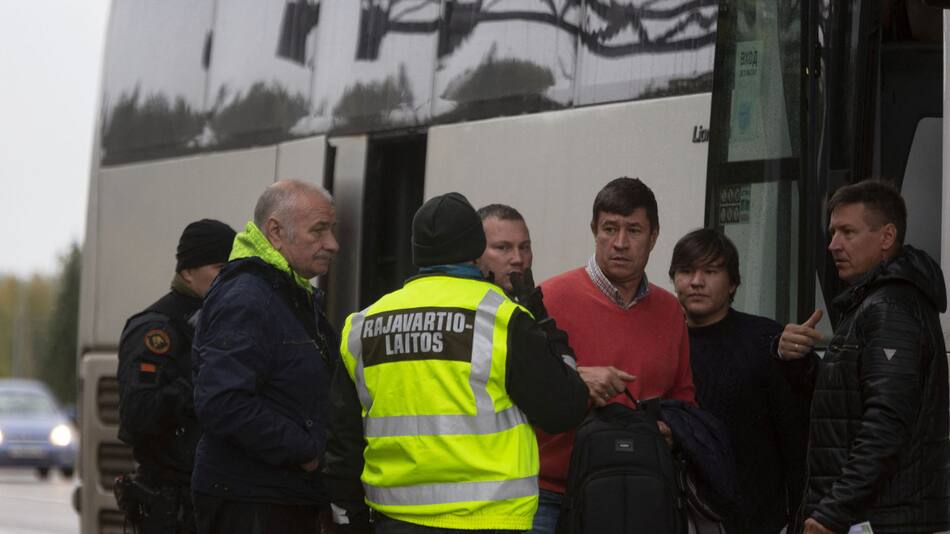Migrantes en Finlandia. Foto: Reuters