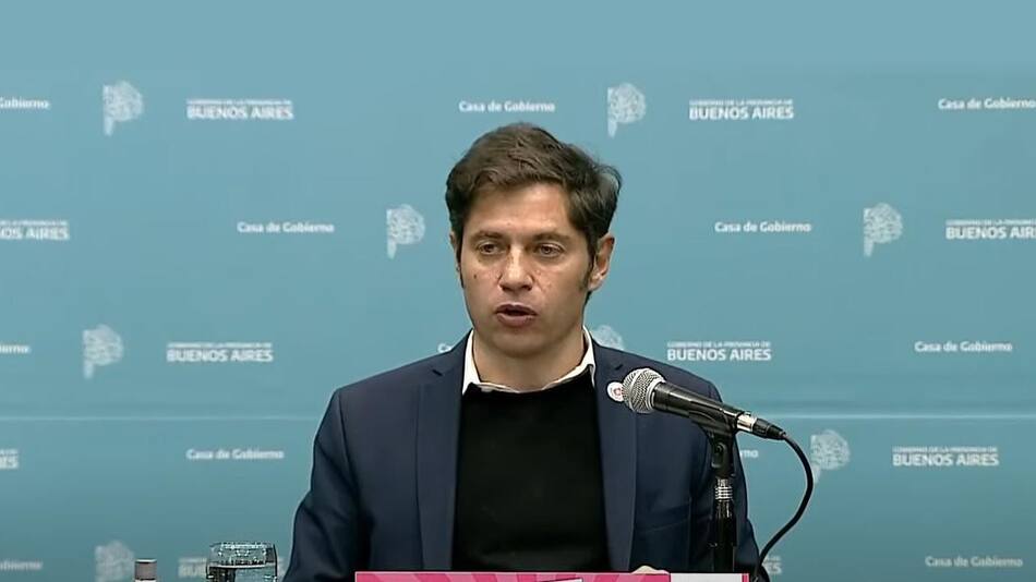 Axel Kicillof, gobernador de la provincia de Buenos Aires