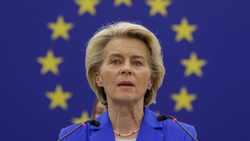 Ursula von der Leyen, presidenta de la Comisión Europea. Foto: EFE.