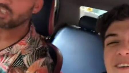 Mora y Juan de Gran Hermano. Foto: captura.