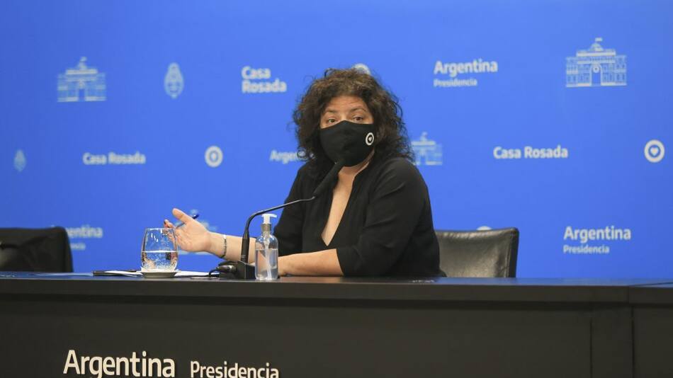 Carla Vizzotti, ministra de Salud, Gobierno, NA