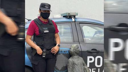 Recuperaron la estatua de Ana Frank que había sido robada en Puerto Madero