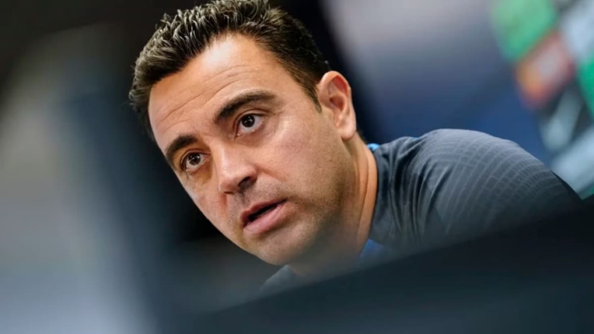 Xavi Hernández, entrenador del Barcelona. Foto: EFE.